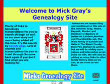 Tablet Screenshot of mick-gray.co.uk